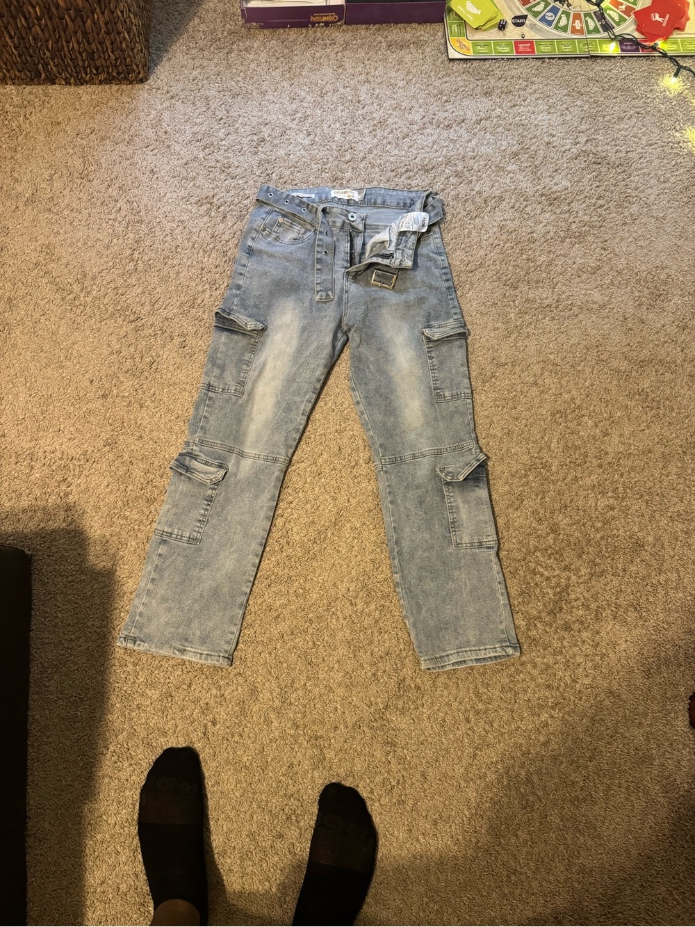 Light Blue Celebrity Ace Jeans – Women’s Size 11/30 – Pocket Detail Denim